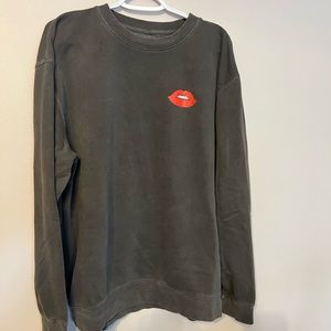 Mallory Ervin- Living Fully- Gimme Some Sugar lip sweatshirt